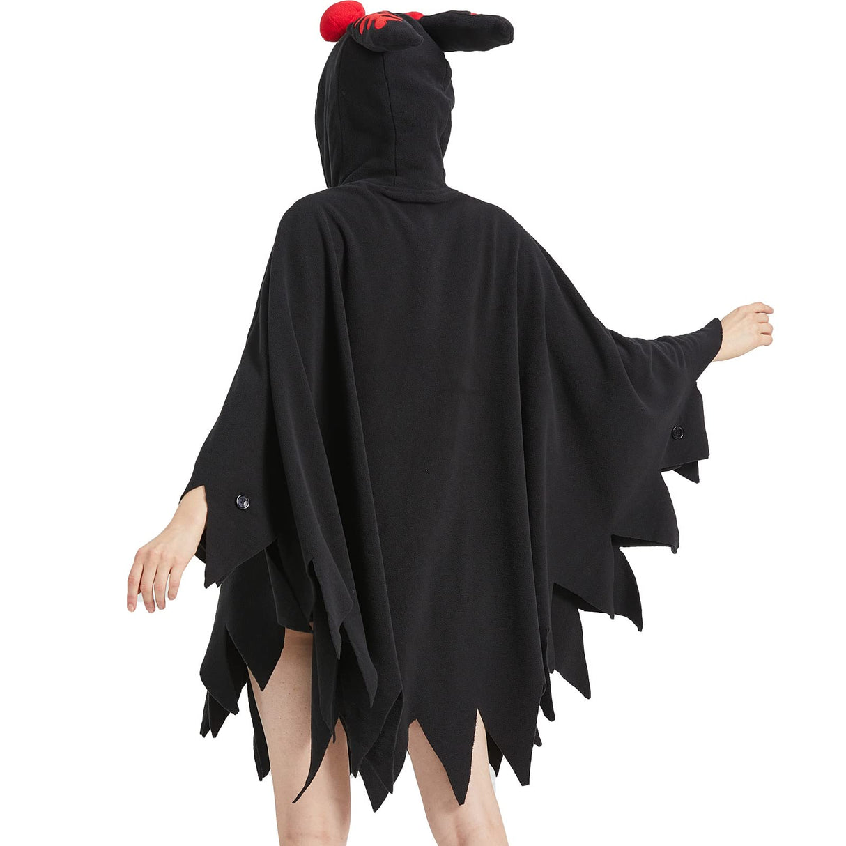 Unisex Mothman Costume Mothman Cosplay Hooded Christmas Costumes Party Cape