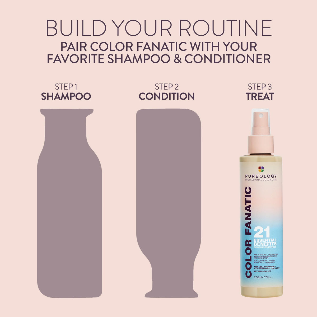 Pureology Color Fanatic Leave-In Conditioner & Detangling Anti-Frizz Spray