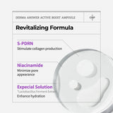 CNP PDRN Active Boost Face Serum - Smoothing Fine Lines & Wrinkle, Rejuvenating & Firming Skin, Anti-aging Booster with Collagen, Korean Skin Care, 1.01 fl. oz. (30ml)