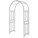 Moccha Garden Arch, 7.2Ft Metal Arbor for Climbing Plants, Vines, Roses, Outdoor Pergola Trellis with Stakes, Wide Garden Archway Arbor Trellis for Lawn Wedding