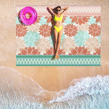 Beach Blanket Waterproof Sandproof Extra Large Beach Mat 79" X 83"/120"x108"for 1-8 Adults Quick Drying Durable Outdoor Picnic Mat for Beach Travel Camping Hiking