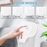 WAONIQ Touchless Alcohol Spray Dispenser, Infrared Induction Sprayer, Automatic Hand Sanitizer, White, 550ml, 8.9x2.9x10.3cm