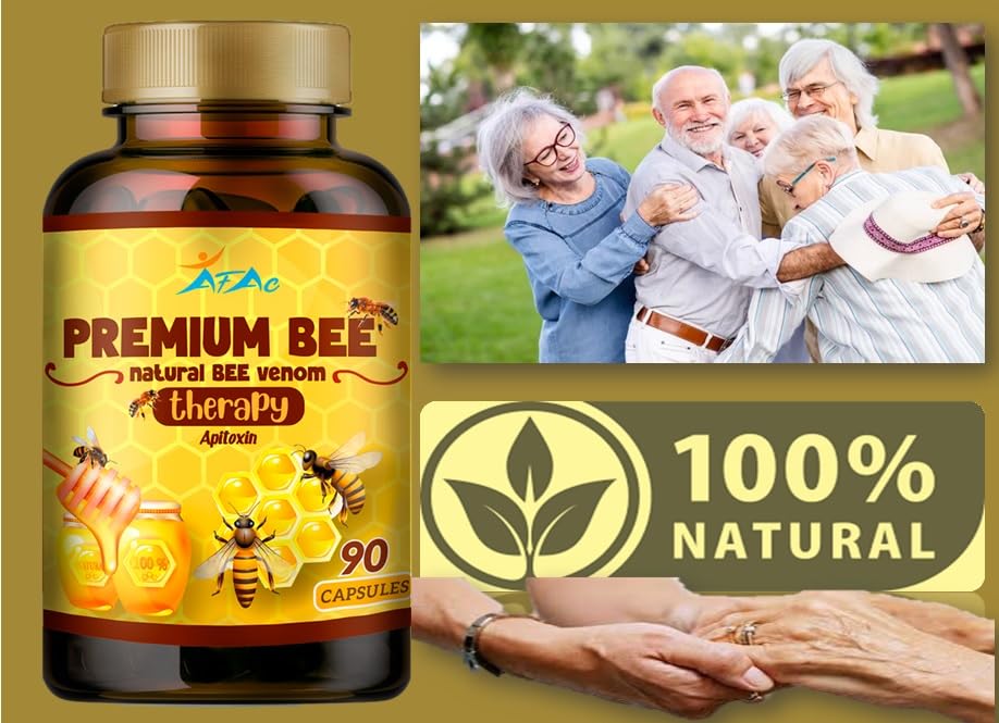 Premium Natural Bee Venom with glucosamine sulfate Veneno Abeja 90 Capsulas Apitoxin Manuka Honey Dietary Supplement