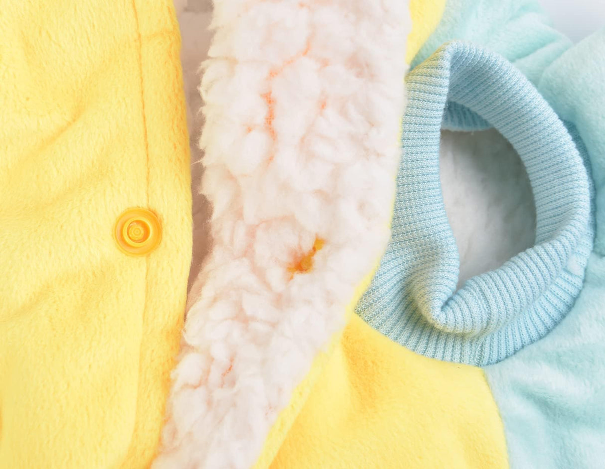 Dog Cat Halloween Costumes - Pet Turtle Cosplay Clothes, Adorable Flannel Tortoise Puppy Pajama Outfit, Soft Velvet Christmas Doggie Hoodies, Funny Fleece Sweater for Small Medium Large Dogs, Medium