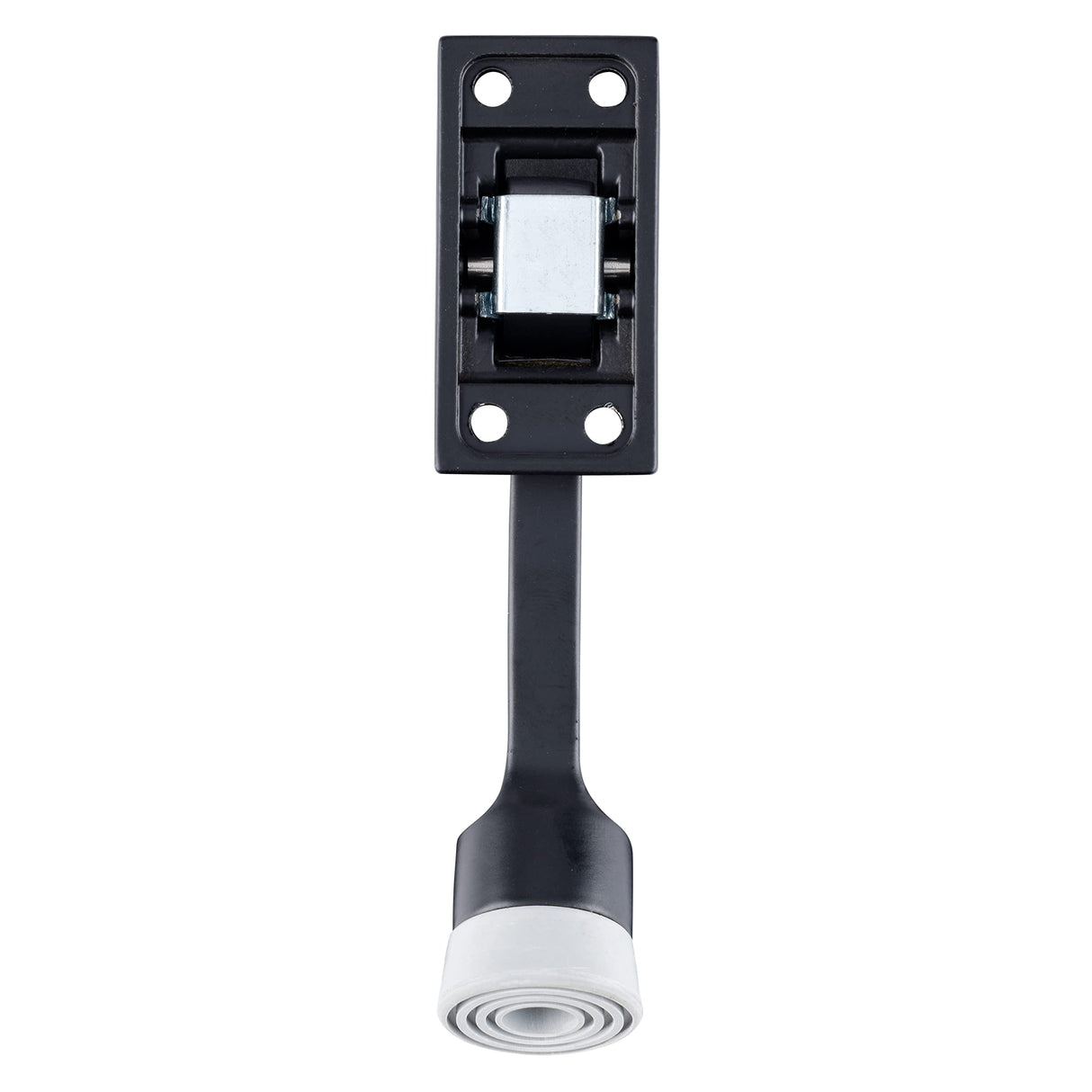 BRINKS Commercial - 4" Kick-Down Door Stop, Matte Black Finish - Non-Obtrusive Option to Protect Your Door and Walls