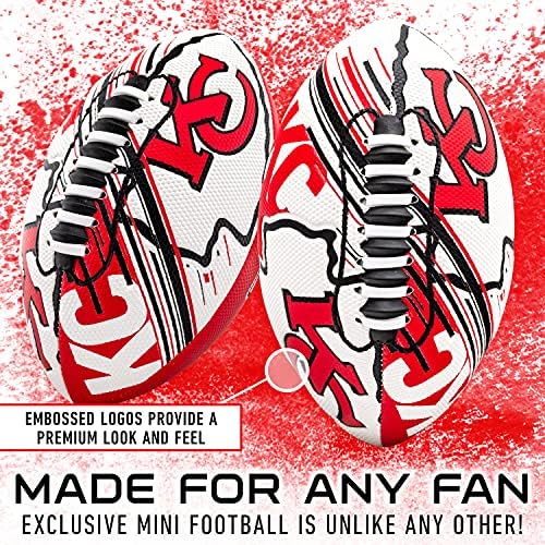 Franklin Sports NFL Team Mini Footballs - Youth 8.5" Official NFL Licensed Football + Air Pump Set