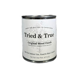 Tried & True Original Wood Finish, Pint - Linseed Oil & Beeswax Blend, Ideal for All Woodwork, Long-Lasting Durability, Food Safe Sealer, Non-Toxic Wood Finish