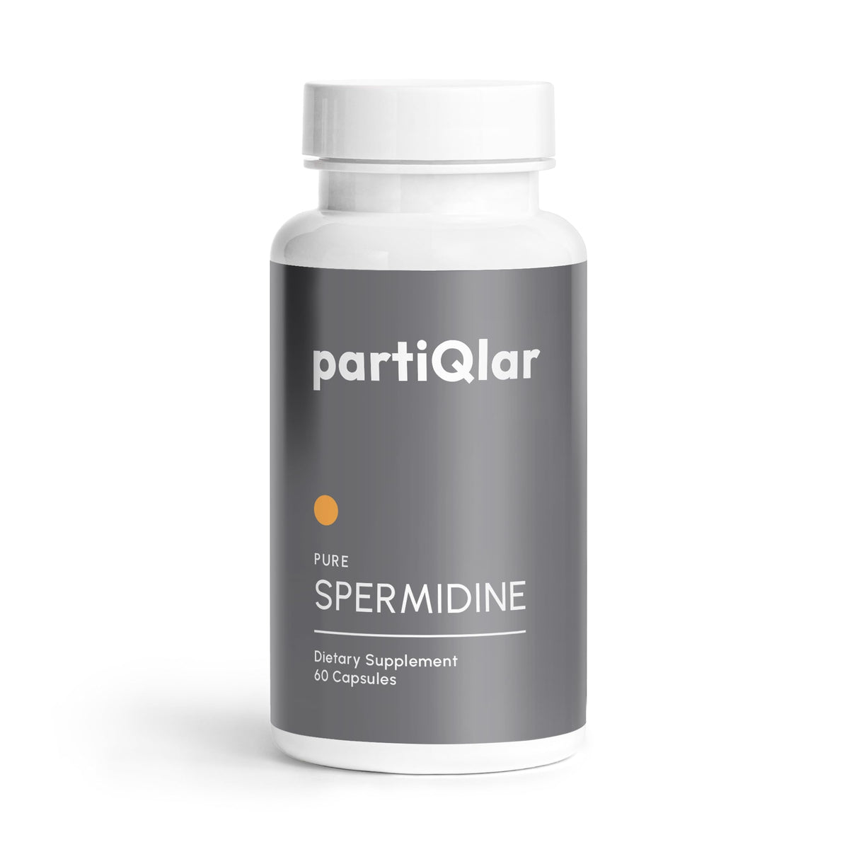 partiQlar Spermidine Supplement - 99% Purity - 8 mg per Capsule - 3rd Party Lab Tested - for Men & Women Cellular Renewal, Longevity - Made in USA - 60 Capsules