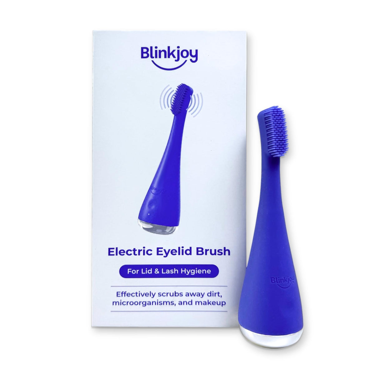 Blinkjoy Electric Eyelid Brush - Optometrist Approved for Managing Demodex, Blepharitis, and Dry Eyes - Gently removes dirt, oil, and makeup to support healthier lid hygiene