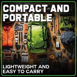 Emergency Glow Sticks - 25 Ultra Bright Military Grade Chem Lights - 12 Hour Bulk Tactical Light Sticks for Survival Gear, Camping, and Power Outages