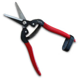 TABOR TOOLS K7A Pruning Shears with High Carbon Steel Blades, Straight Garden Snips & Pruning Scissors, Florist Shears for Deadheading, Trimming & Harvesting Herbs, Flowers, Fruits or Vegetables