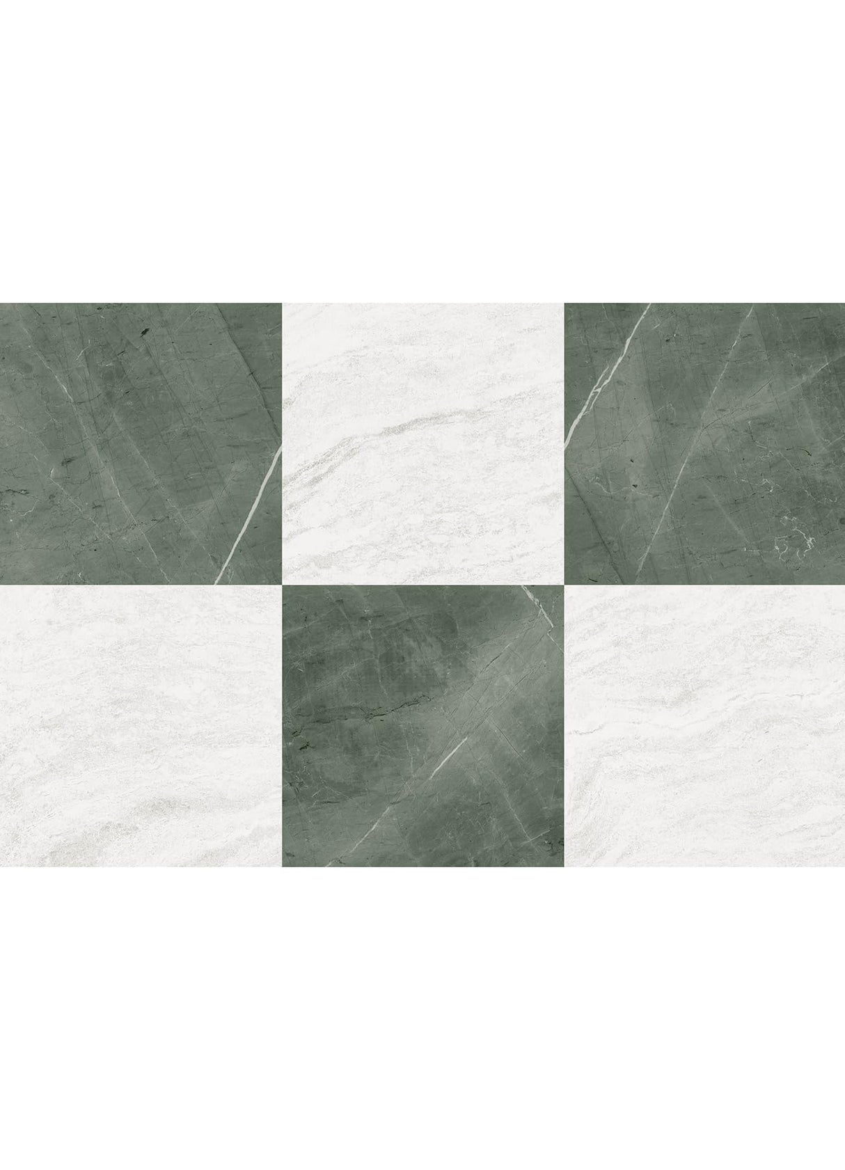 FloorPops x Chris Loves Julia Bonneville Jade Peel and Stick Floor Tiles, FP6332