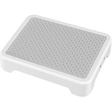 SOYO Mobility One Step Stool, Heavy Duty Indoor Outdoor Non-Slip Small Step Platform Assistive Device for Adult Elderly, Standing Support and Step Riser for Car, Bed, Door, Stair, Bathroom, White-Gray