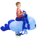 FANFX Cartoon Axolotl Costume Inflatable Costume for Adult and Kids Christmas Blow Up Costumes Cute Unisex Suit for Animals Cosplay Holiday Party with Adjustable Waistband