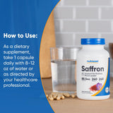 Nutricost Saffron Extract 88.5mg, 240 Capsules - Veggie Caps, Non-GMO, Gluten Free