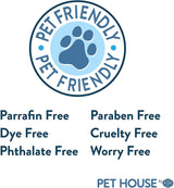 One Fur All Pet House Christmas Candles, Long Lasting, Clean Burning, Soy Wax Scented Candles for Pet Odor, Evergreen Forest