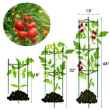 4 Pack Tomato Cage Plant Support Assembled -48inch Vegetable Trellis,Assembled Multi-Functional Garden Trellis Garden Trellis for Climbing Vegetables,Climbing Plants, Vegetables, Flowers, Fruits, Vine