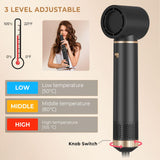 Blow Dryer Brush 5 in 1, Negative Ion Hair Dryer Brush Set Air Styler Curling Wrap Air Curler, Upgrade Hot Air Brush Curling Iron Hair Styling Tools As A Gift for Straight/Curl/Drying/Smoothing