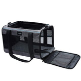 Vceoa 17.5"x11"x11" Pet Carrier for Cats