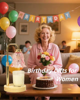 SupBri Candle Warmer Lamp with Timer, Adjustable Height and Dimmable, Birthday Christmas Gifts for Women, Mothers Day Gifts for Mom, Unique House Warming Gifts New Home Decor(Pink)