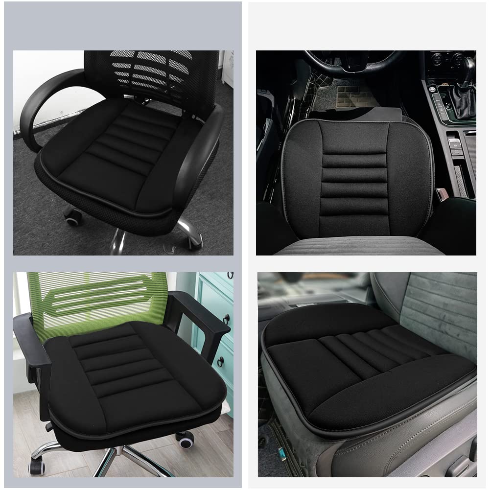 ACBAGI Car Seat Cushion Driver Seat Cushion with 1.2inch Comfort Memory Foam for Car, Office Chair and Home Chair