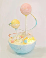 Crafjie 4PCS 8 Inchs White Foam Balls Half Round Polystyrene Half Foam Balls Craft Supplies Hemispherical Christmas Craft Ballfor DIY Home Craft Project and Art Decoration