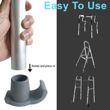 Dotday 8 Pack Walker Skis Glides, Universal Walker Accessories for Seniors Mobility Aid Accessory