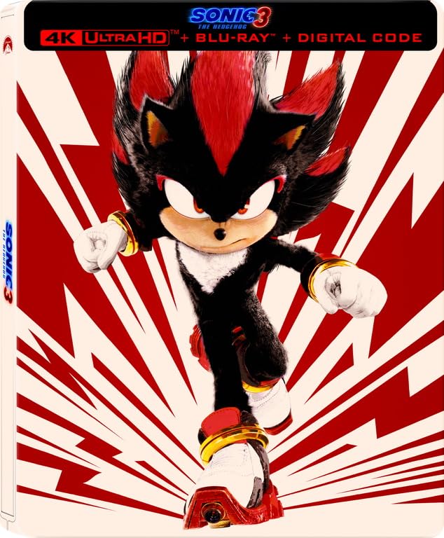 Sonic The Hedgehog 3 Amazon Exclusive [4K Steelbook + Blu-Ray + Digital Copy] [4K UHD]