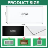 6 Pack Magnetic Vent Covers, Strong Vent Covers 5.5 X 12inch High Strength Magnetic Vent Cover for Floor Wall and Ceiling Registers Home HVAC and AC Vents