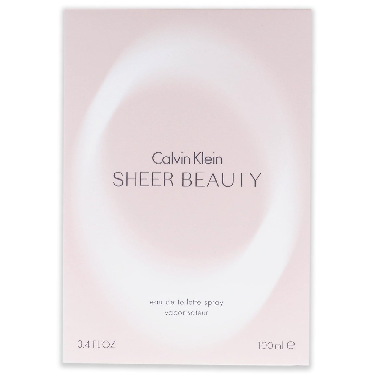 Calvin Klein Sheer Beauty Eau De Toilette Spray for Women, 3.4 Ounce