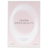 Calvin Klein Sheer Beauty Eau De Toilette Spray for Women, 3.4 Ounce