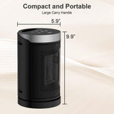 Space Heater, WINHL Portable Electric Heaters for Indoor Use,70°Oscillation