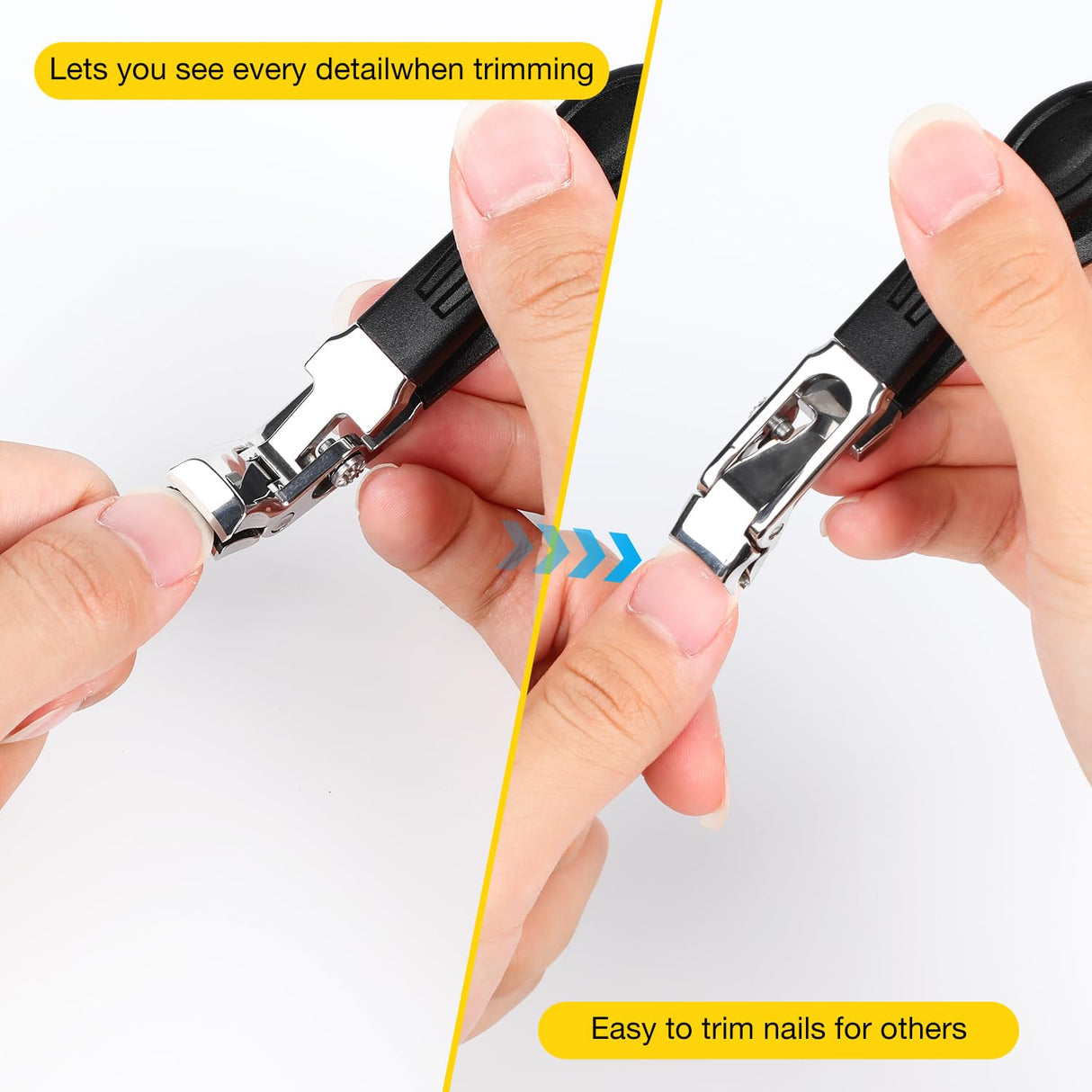 ClipMaster Pro Toenail Clippers,Dotmalls ClipMaster Pro,Grishay ClipMaster Pro,Clip Master Pro for Thick Nails,Large Angled Head Toenail Clippers with Wide Opening for Elderly Seniors(1Pcs)