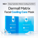 DERM·ALL MATRIX] Facial Cooling Care Mask 30g x 5 sheets. ECM. Deep hydration & Exfoliation. Cooling soothing effect.Natural Hydration & Refreshing Coolness.Korean Sheet Mask.
