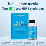 Pharmaganics Dr. Stephanie's GLP-Wonder Natural GLP-1 Boosting Supplement - Control Hunger & Appetite, Fight Cravings - Side-Effect Free Support