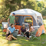 CORE Tent for Family Camping | 4 Person & 6 Person Portable Camp Tent with Carry Bag for Outdoor Car Camping | Included Gear Loft Organizer for Camp Accessories