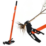 OTRUZPV Heavy-Duty Sapling Puller Tool, High-Leverage Tree Puller for 1/4" to 2" Roots, Manual Root Remover for Shrubs, Vines and Thorns, Effort-Saving Weed Puller for Garden, Farm and Landscaping