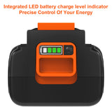 40V MAX Replacement for Black and Decker 40V Lithium Battery LBX2040 LST136 LBXR2036 LBXR36 LHT2436 LCS1240 LBX1540 LBX36 LSWV36 LST540 LST136W Black+Decker Lithium Ion