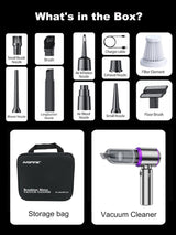 Vacuum/Air Duster Super Power Mini Car Vacuum Cleaner 4-in-1 air Blower Gun