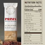 PRIMA ANCESTRAL PROTEIN BAR Grass Fed Protein Bars, 7 Pack – Animal-Based Protein Bar with Beef Tallow, Raw Honey, Seed Oil Free, Low Carb, Gluten-Free – Healthy, Energy Snacks for Clean Lifestyle (7 Pack, Salted Caramel)