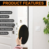 Ninsula 33Ft Door Weather Stripping, (1 in x 1/4 in), Strong Adhesive, Sound Proof, Door Insulation, Weatherproof Foam Tape for Doors, Weatherstripping for Doors Frames, Windows