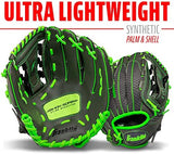 Franklin Sports Youth Teeball Gloves - Shok Sorb Kids Baseball + Teeball Mitt - Boys + Girls Fielders Gloves for Teeball, Baseball + Softball - 10.5" Inch Glove - Multiple Colors