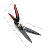 Grass Shears - Garden Clippers with Rotating Handle - Grass Cutter Edging Shears - Hedge Trimmer Garden Shears - Hedge Clippers or Yard Scissors for Outdoor Edges and Hedges by Kings County Tools