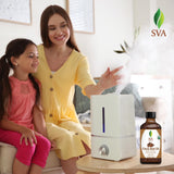 SVA Clove Essential Oil Organic – 4 Fl Oz – 100% Natural Organic Clove Oil - for Diffuser, Hair Care, Face, Skin Care, Aromatherapy, Scalp and Body Massage, Soap and Candle Making - with Dropper