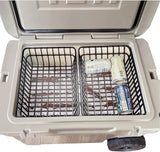 2 Pack Cooler Basket for Yeti Tundra Haul,Stays Food Chilled and Dry, Compatible with Other Cooler Accessories Cooler Locks, Dividers, Ice etc (Tundra Haul 2 Pack)