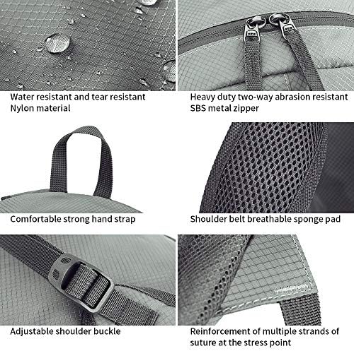 35L Lightweight Foldable Waterproof Packable Travel Small Hiking Backpack Daypack for men women