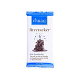 Chuao Chocolatier Firecracker Dark Chocolate Mini Bars | Gourmet Sea Salt Chipotle Popping Candies No Preservatives | For Gift Baskets, Christmas, Birthday, Care Package | 24 Pack