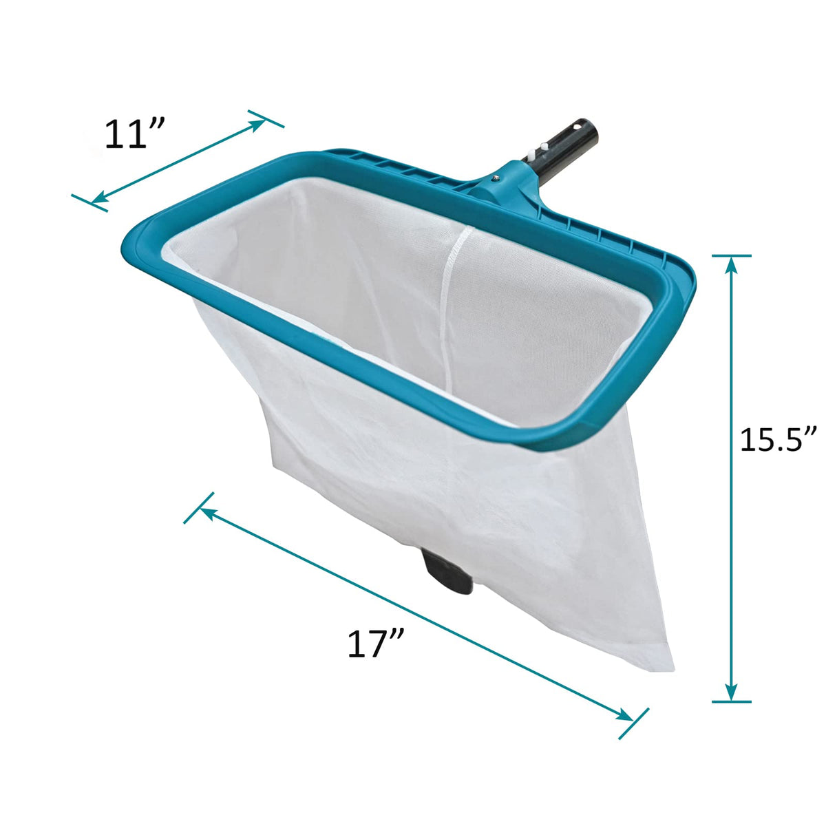 POOLWHALE Pool Skimmer Leaf Rake Net, Fine Mesh Deep Nylon Bag (No Pole)