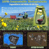 Portable Toilet Bags Poo Gel Set, 8 Gallon Camping Toilet Bags with Portable Toilet Absorbent Gel, Compostable Portable Potty Bags for Camping Outdoor Hiking