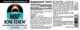 Source Naturals MBP Bone Renew - Milk Protein for Advanced Bone Density Support* - 120 Capsules